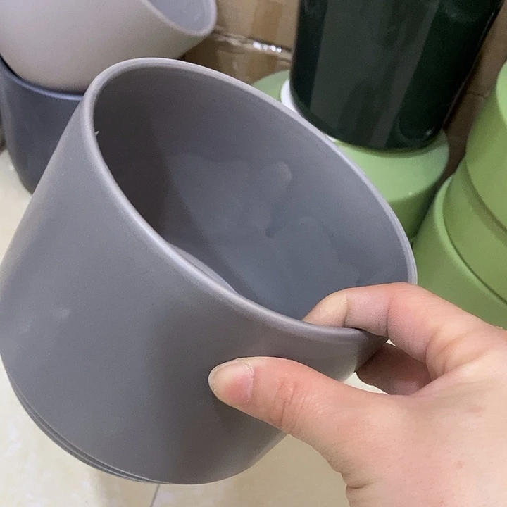 陶盆有孔 瑕疵针孔漏釉介意勿拍外口14 外高12