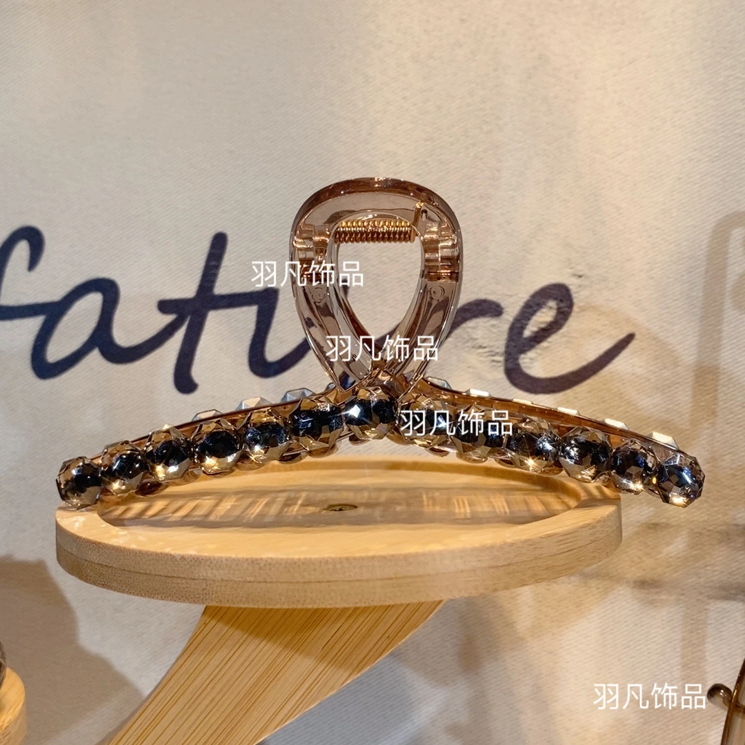 羽凡2545日韩十三公分休闲风原创设计发夹ins大抓夹简约时尚夹子