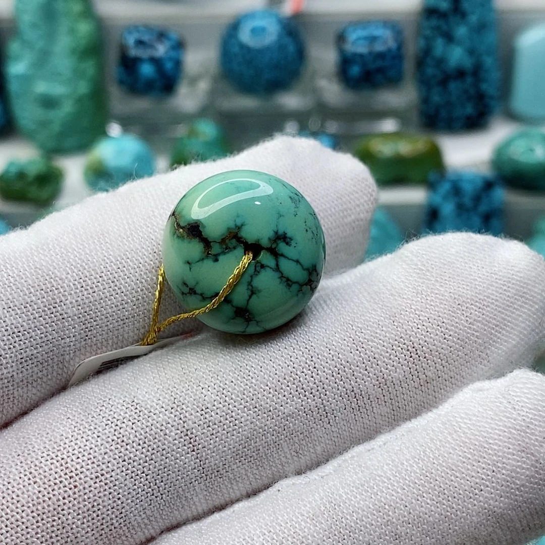 绿松石珠宝奇石未镶嵌