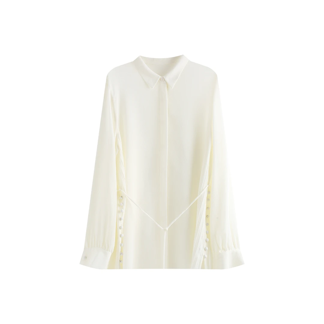 新款鬼绉桑蚕丝衬衫 YJHY-621191