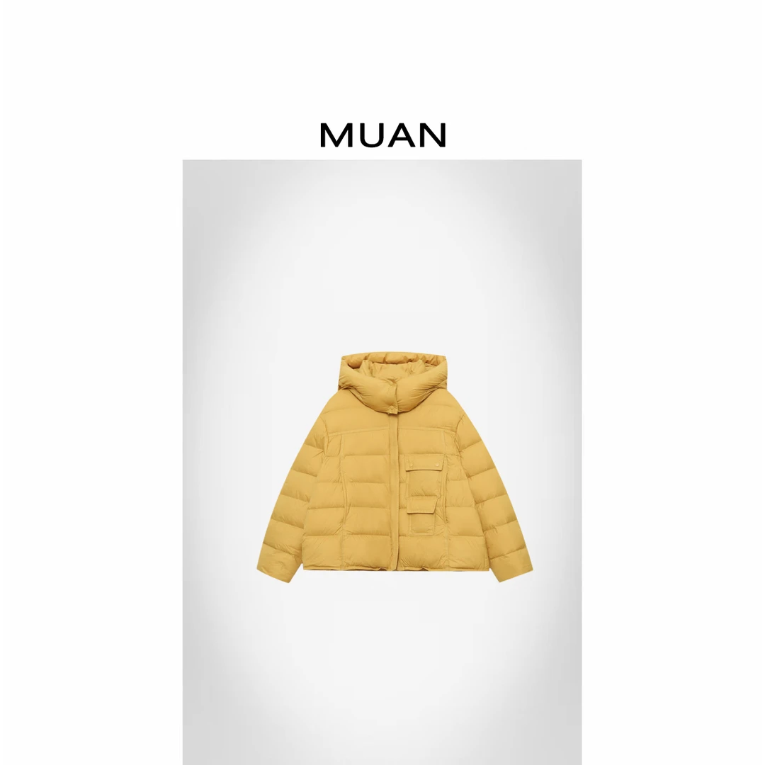 JADE阿毛：《小泡芙羽绒服》“泡芙系列”90白鸭羽绒服外套D-JD-7737