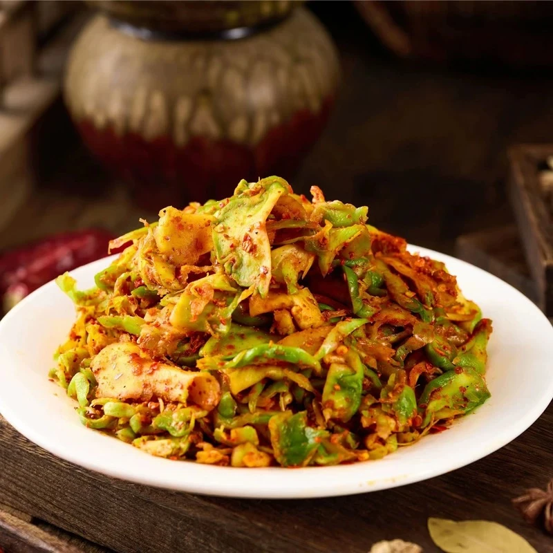 重庆涪陵手工榨菜麻辣鲜香新鲜制作下饭好吃清爽青菜片美味脆包邮