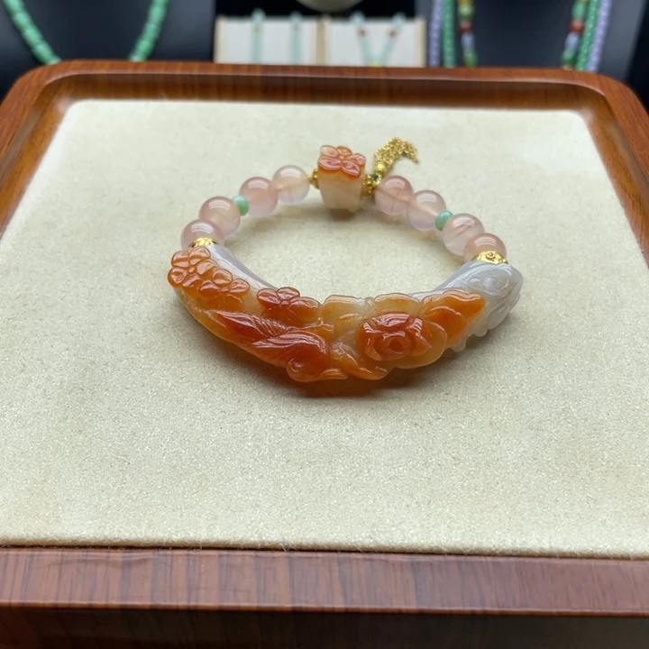 翡翠未镶嵌手镯翡翠半镯