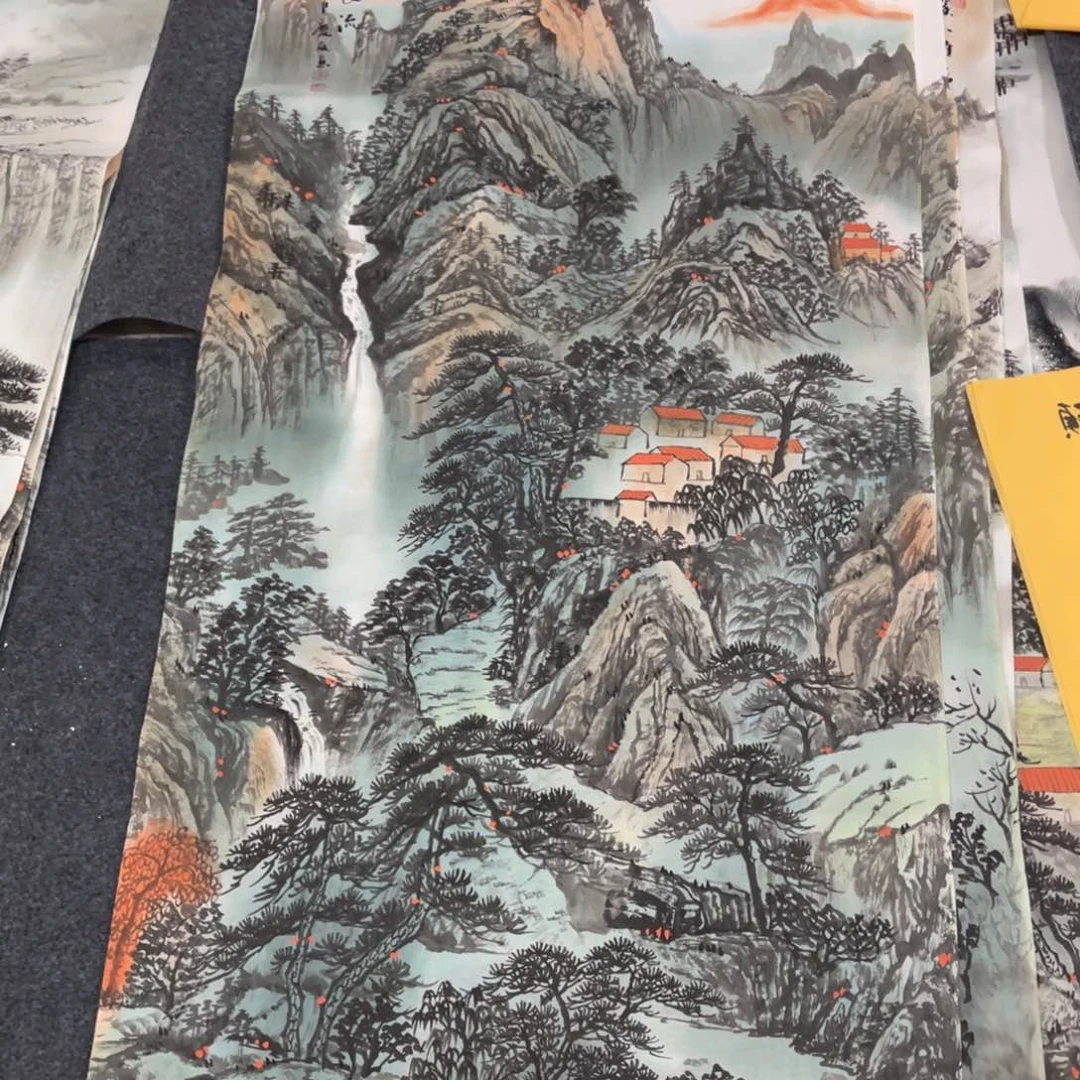 国画处理作品看好再拍哦