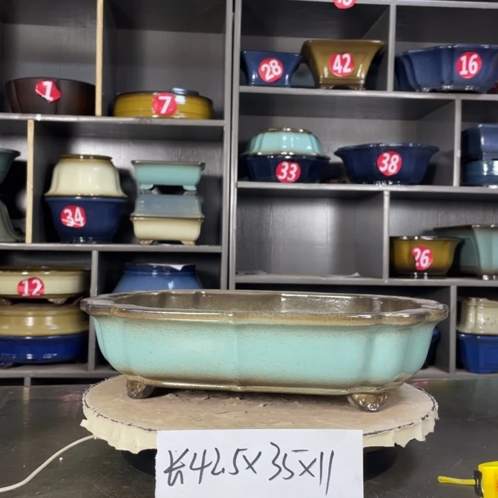 紫砂云***人花盆厂家直销