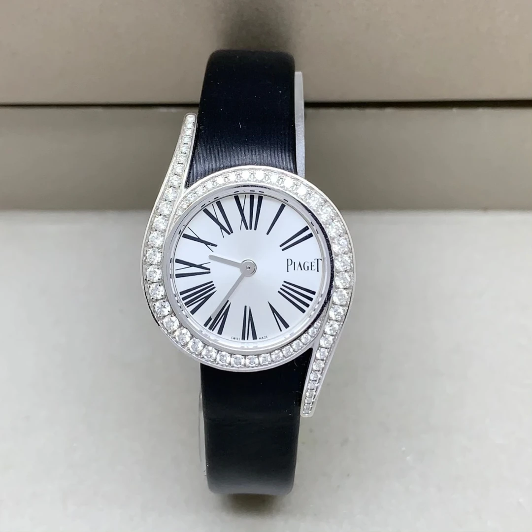 95新 Piaget/伯爵 26mm/18k白金/原钻/石英女表
