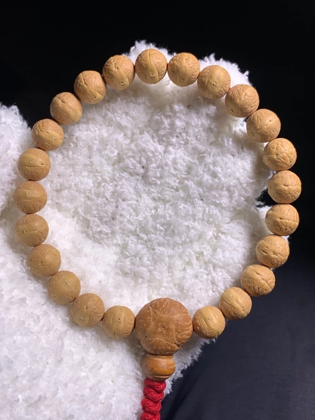 11.5mm尼泊尔实心凤眼菩提，黄皮油籽老型