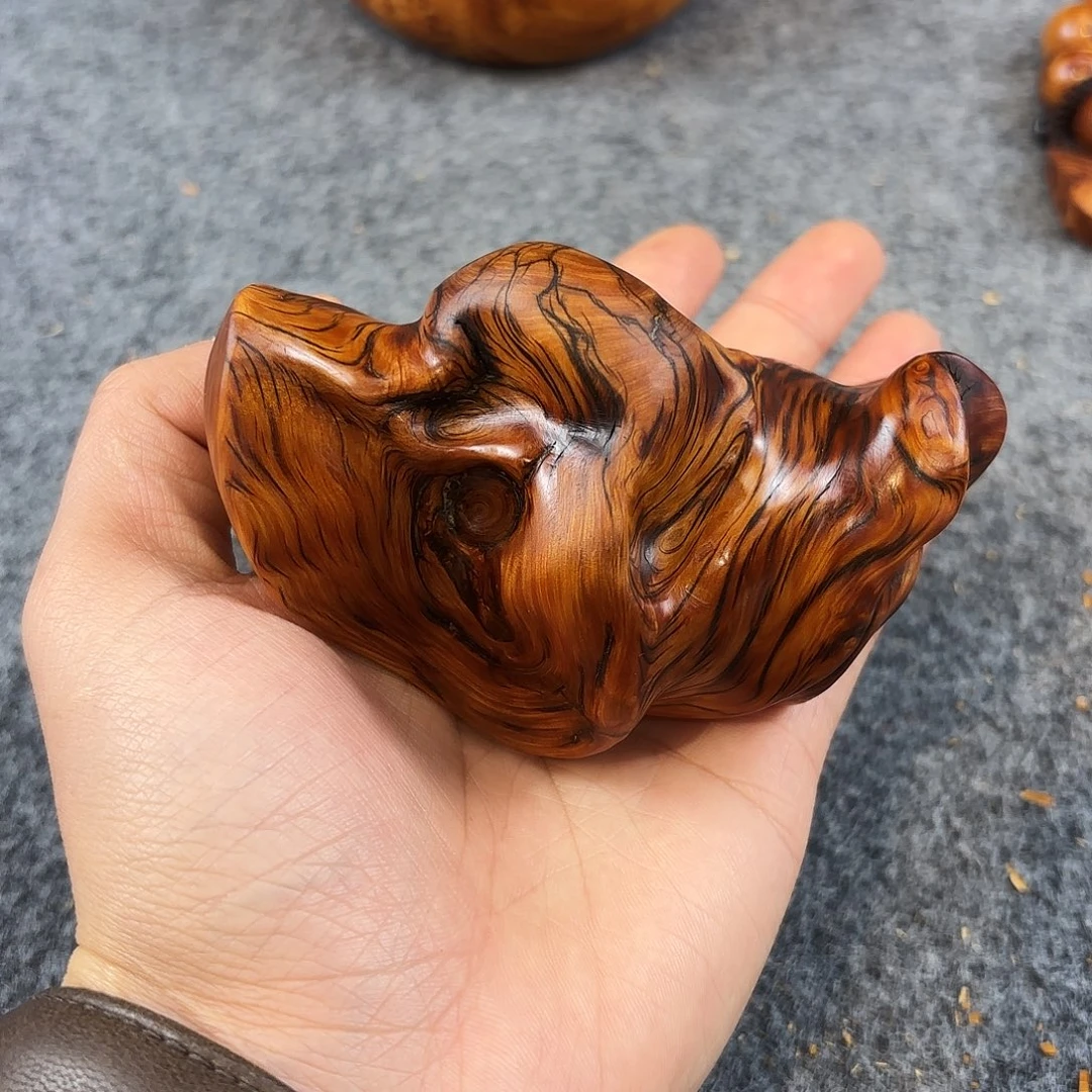 崖柏太行崖柏把件元宝