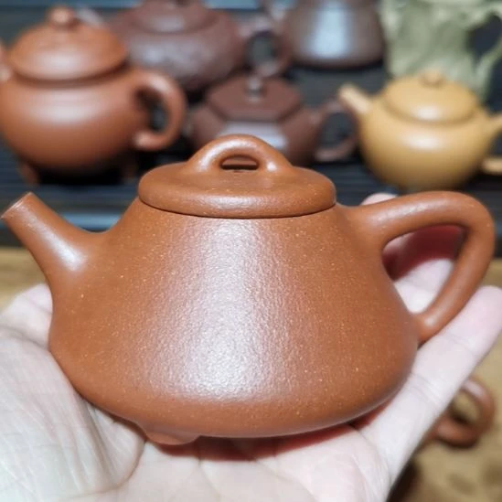 大***海紫砂茶壶子冶石瓢全手工