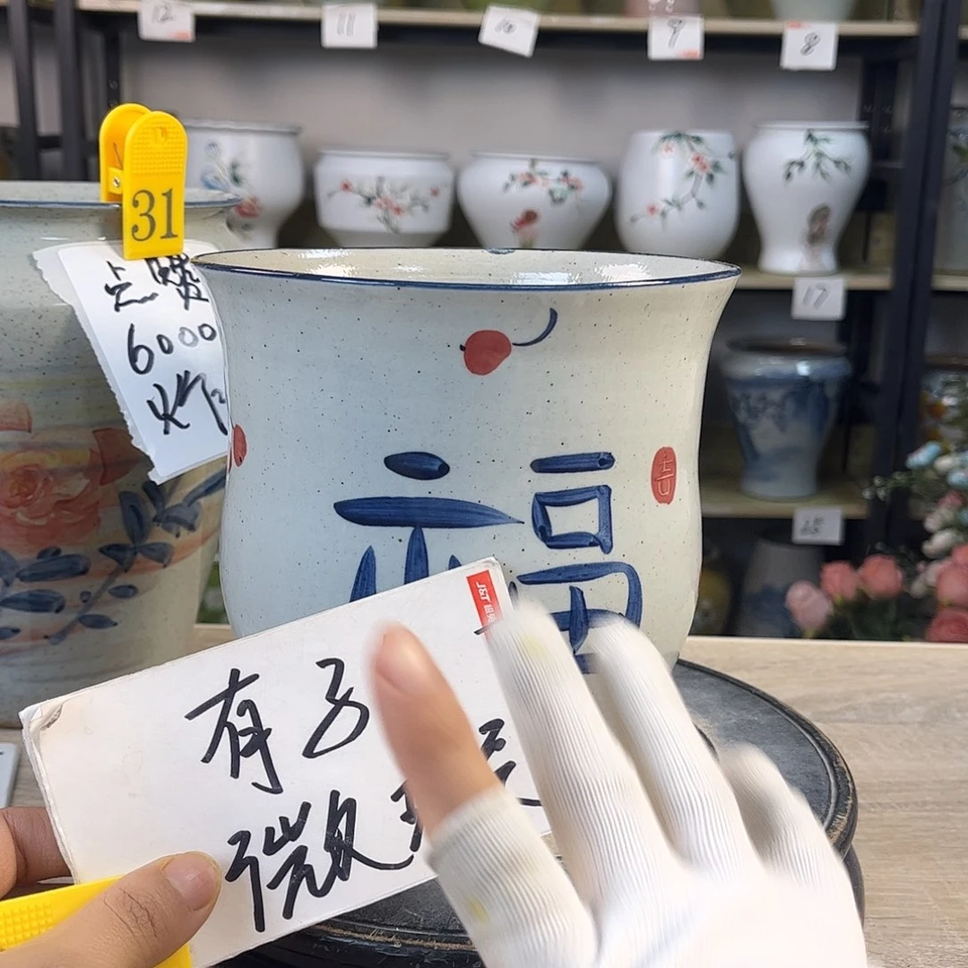 罐1xc景德镇陶瓷花盆