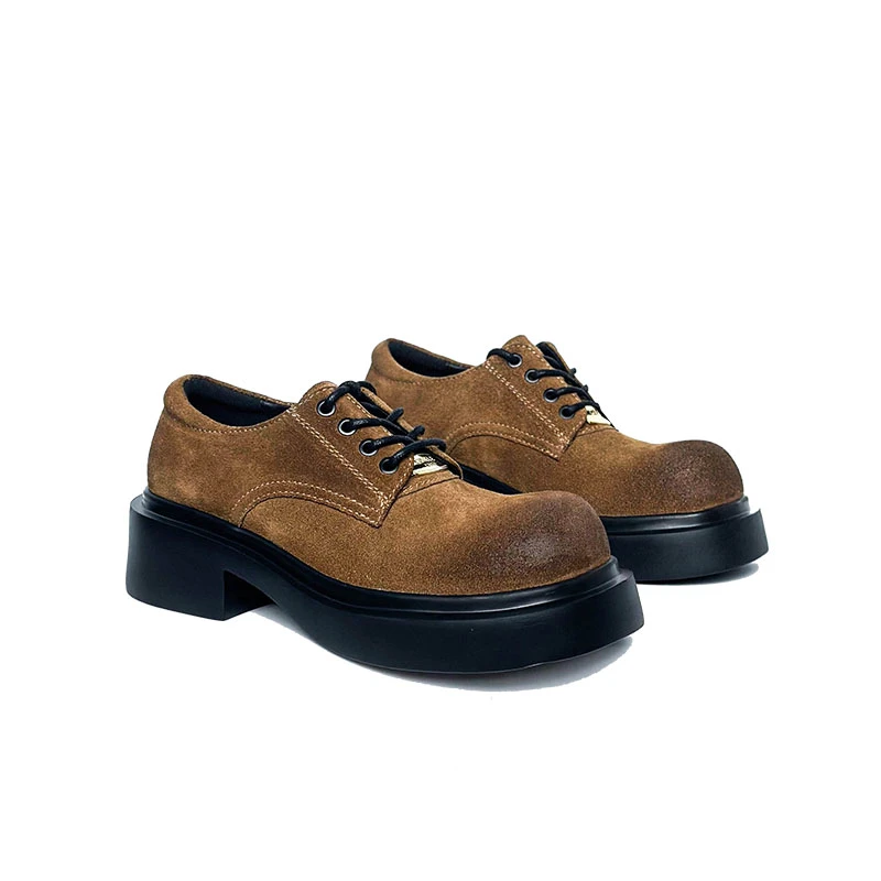 单鞋女潮百搭2024新款韩版百搭英伦风复古女士单鞋7170