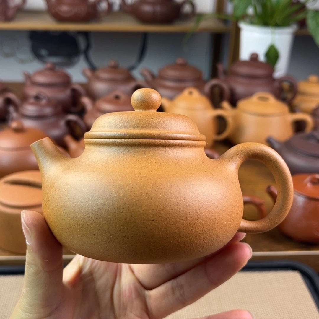 紫砂茶壶手工制作工艺精湛200c