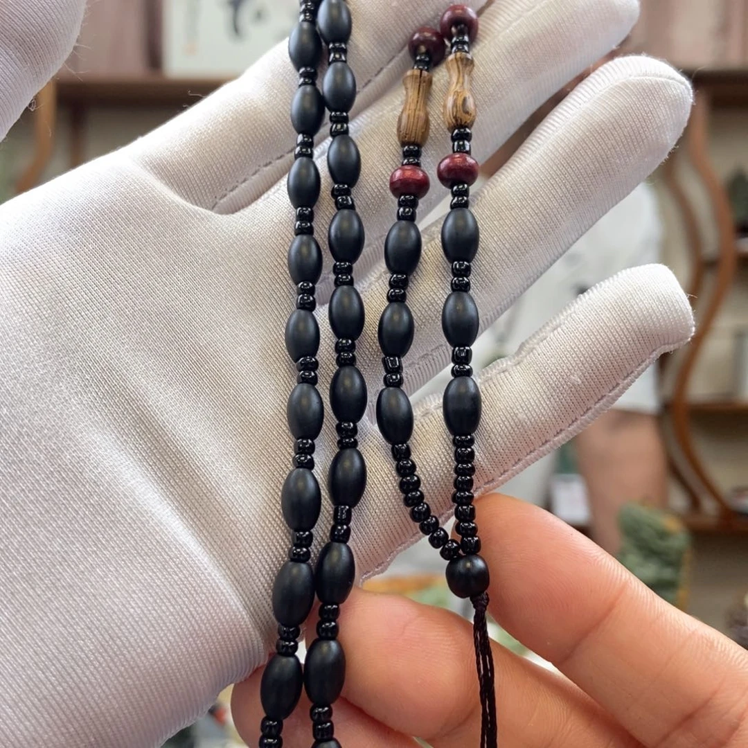 黑曜岩未镶嵌颈饰