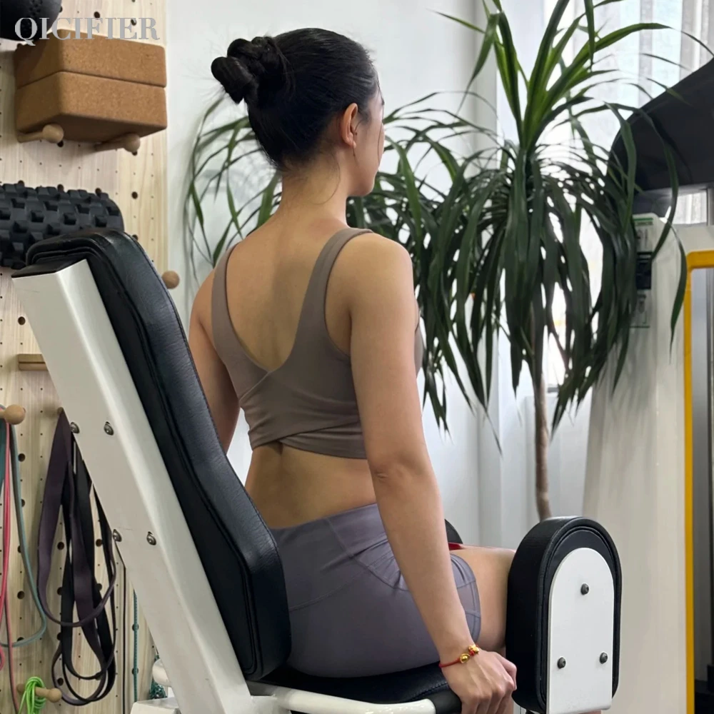 【QICIFIER】简约调性 石墨灰 设计师概念感高强Bra运动美背 5122