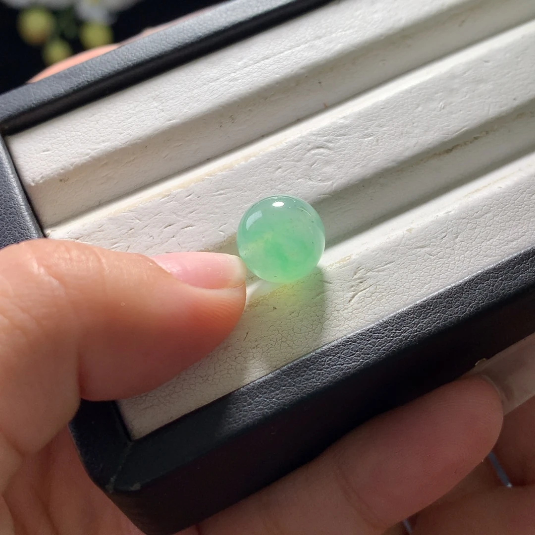 翡翠未镶嵌手链卡11.2冰甜绿