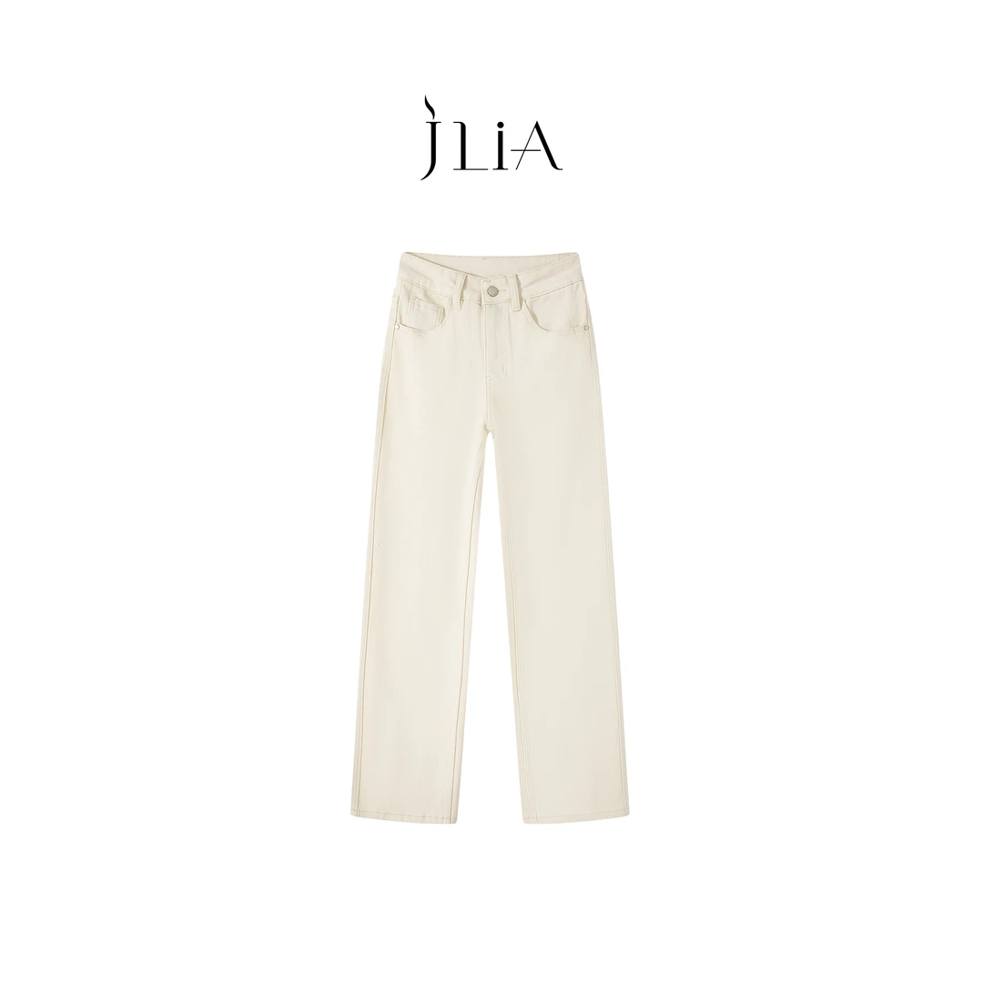 四面弹 2026升级款【 不发黄-质感暖白】加绒可选- 抗皱-修身直筒裤