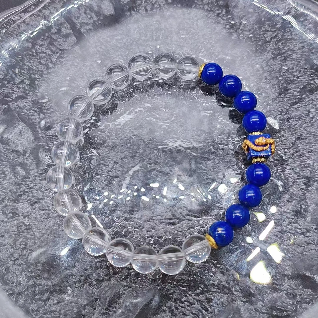 硕夏天然白水晶7-8mm设计款手链多样性发其一XL15