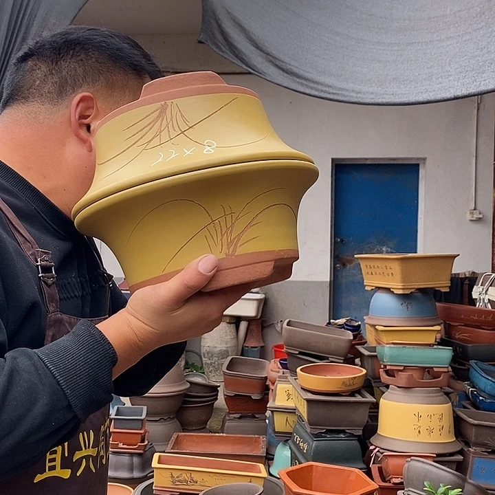 花盆紫砂宜兴紫砂