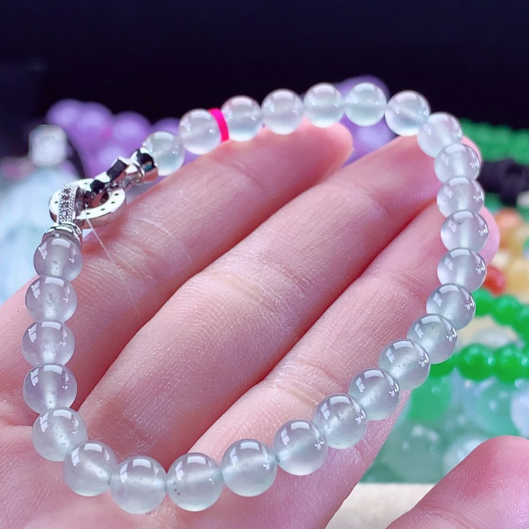 翡翠手链未镶嵌卡6