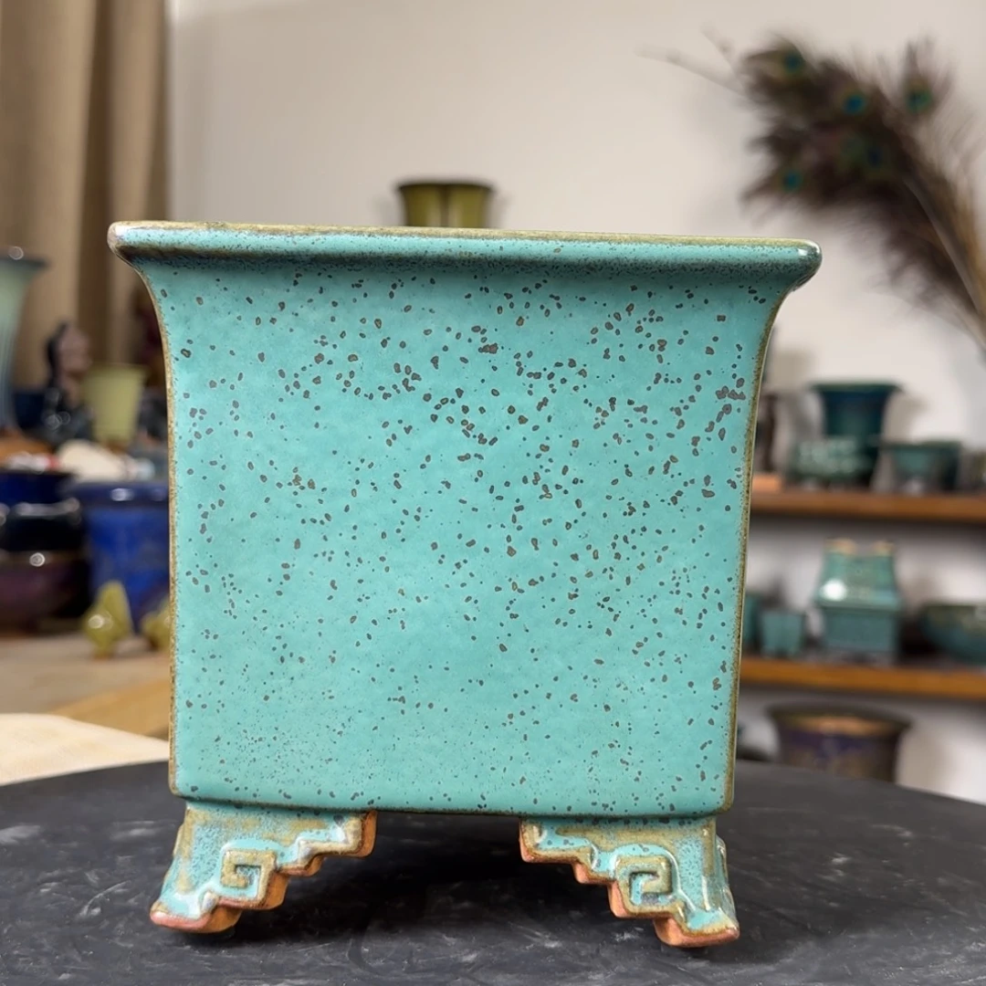 早***陶摆件觉象绿植盆景花盆