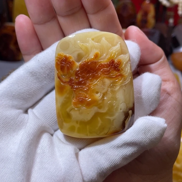 琥珀吊坠(不含链)未镶嵌