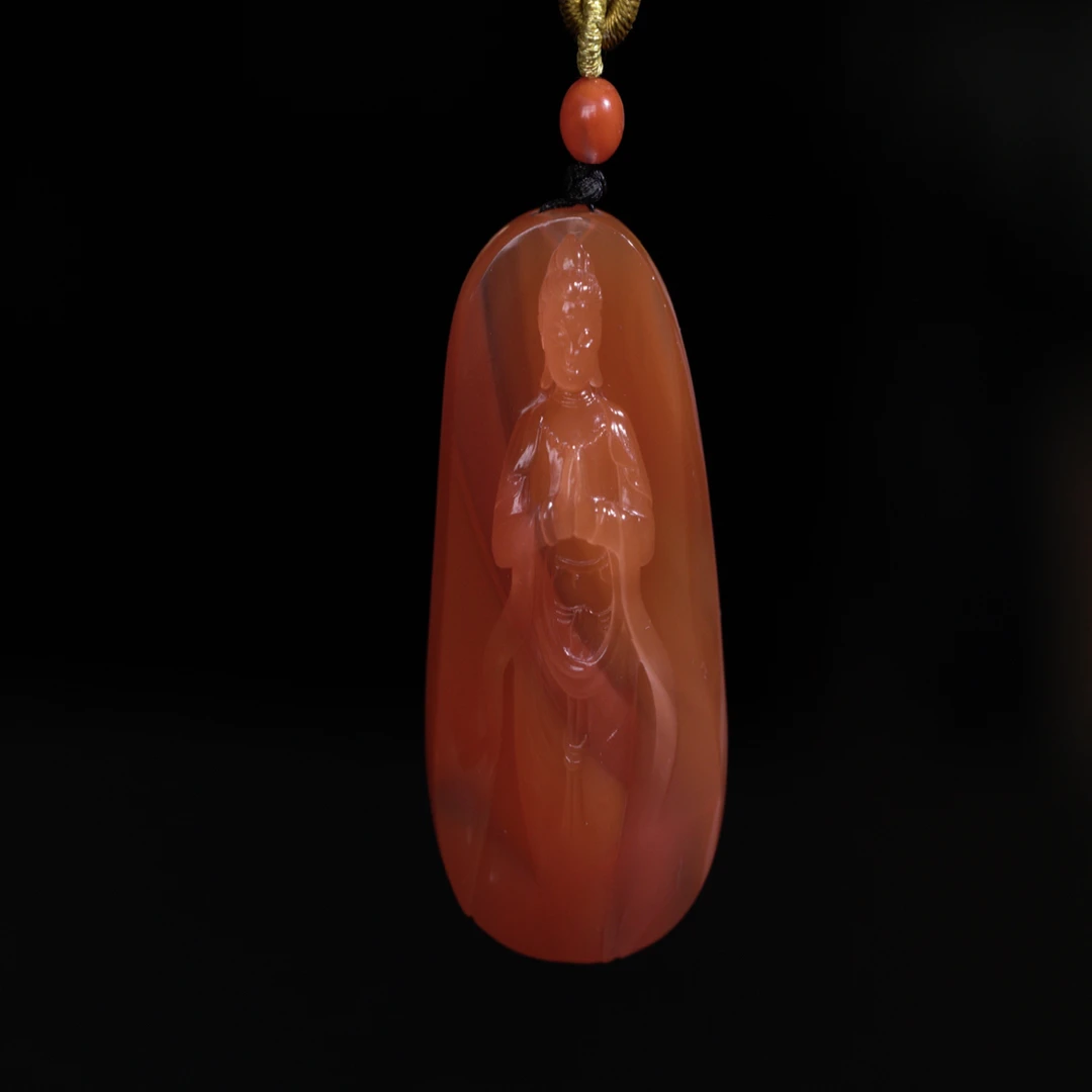 【破冰专属】院派南红 保山原矿南红 观音