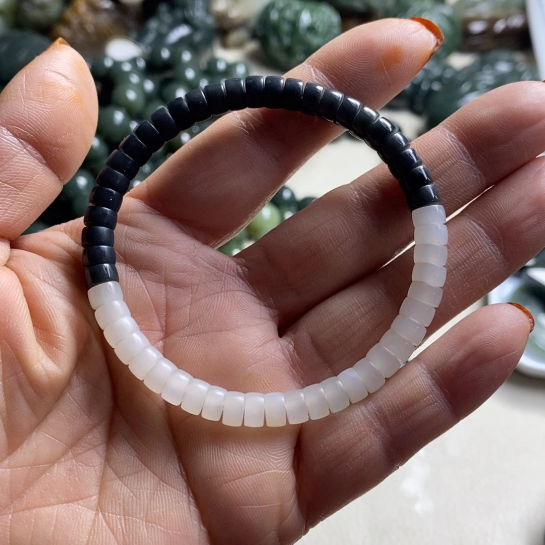 和田玉未镶嵌手链和田玉手串