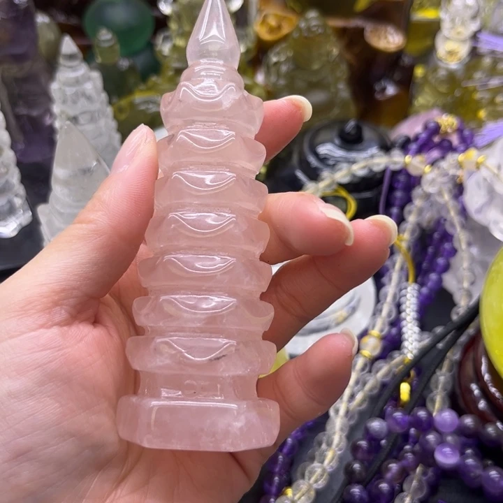 水晶珠宝半成品未镶嵌摆件