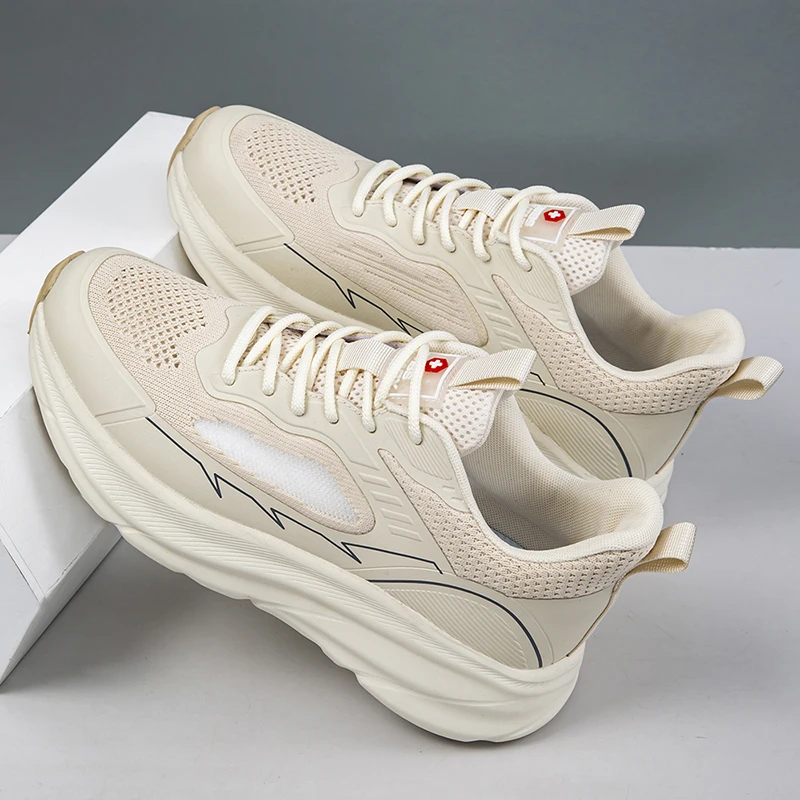 SWISS MILITARY夏季透气时尚男士运动跑步健身户外透气网鞋5501