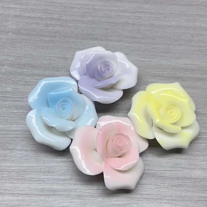 陶瓷手工制作陶瓷花冰箱贴