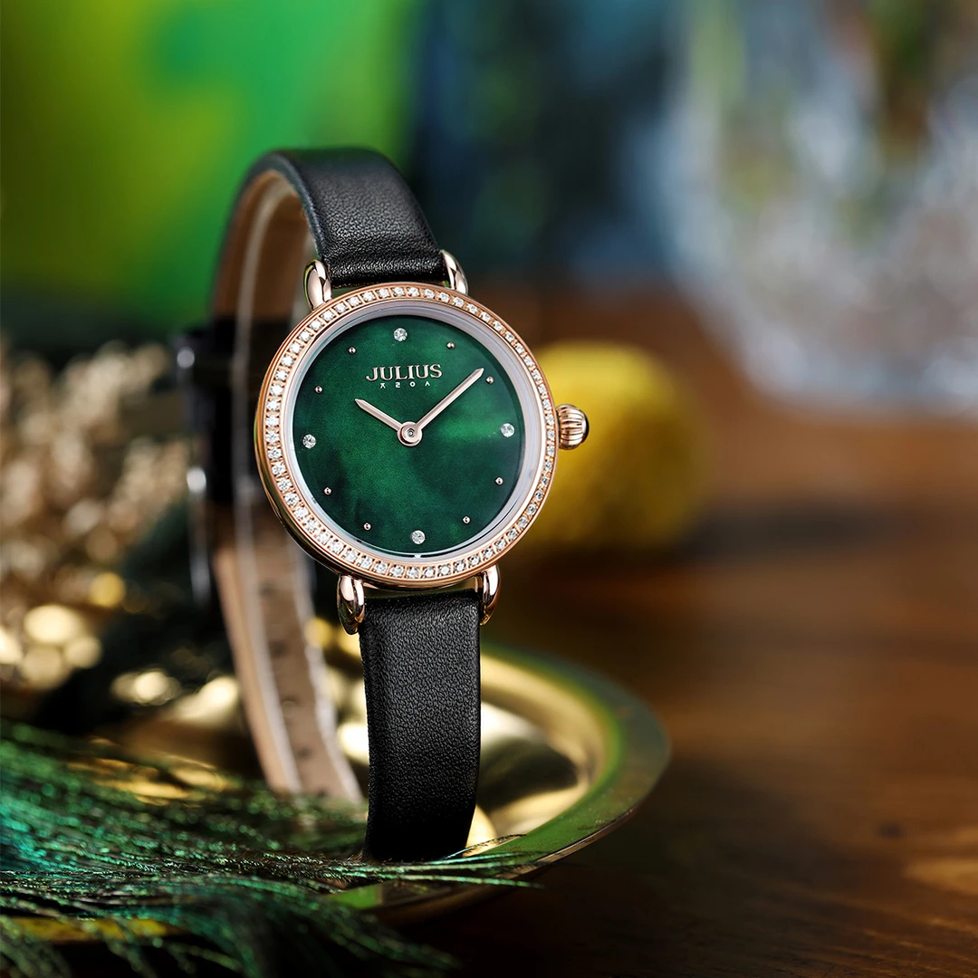 聚利时手表女轻奢气质优雅女士手表防水精致时尚百搭复古腕表1279