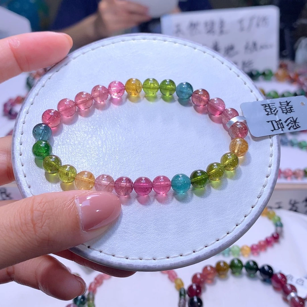 【闪购商品】未镶嵌手链碧玺7m