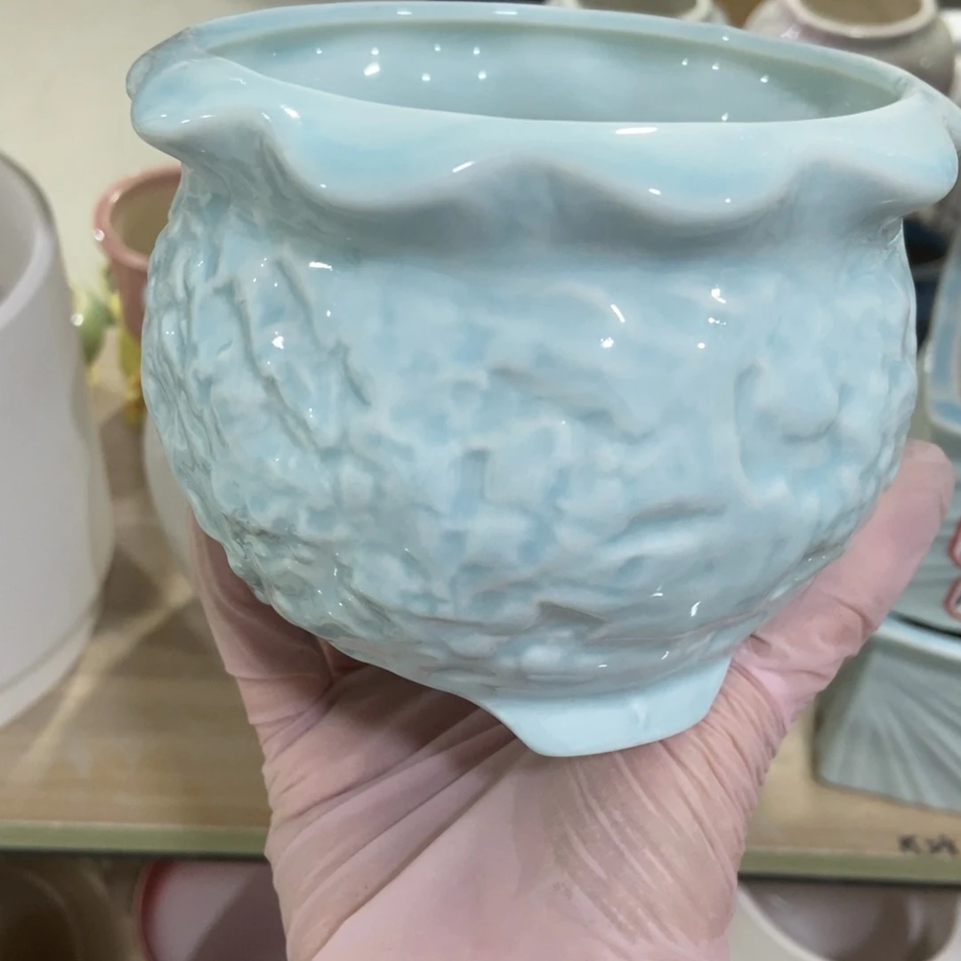 红陶高温陶瓷花盆