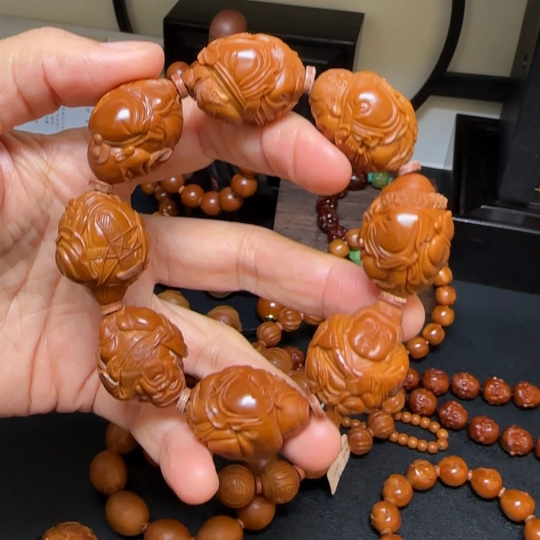 你***眼手串/手链橄榄核八仙过海