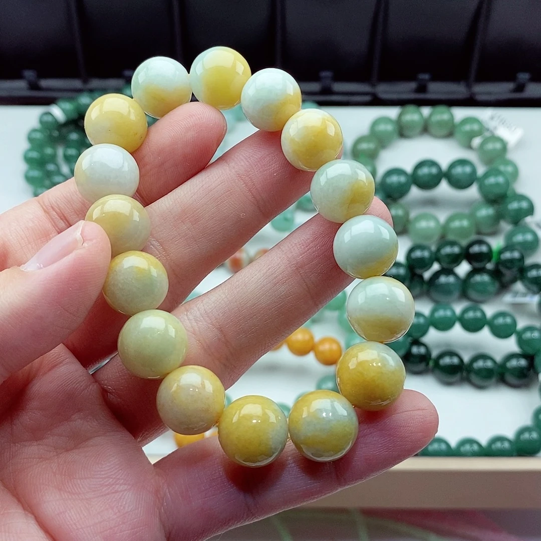 翡翠未镶嵌毛衣链