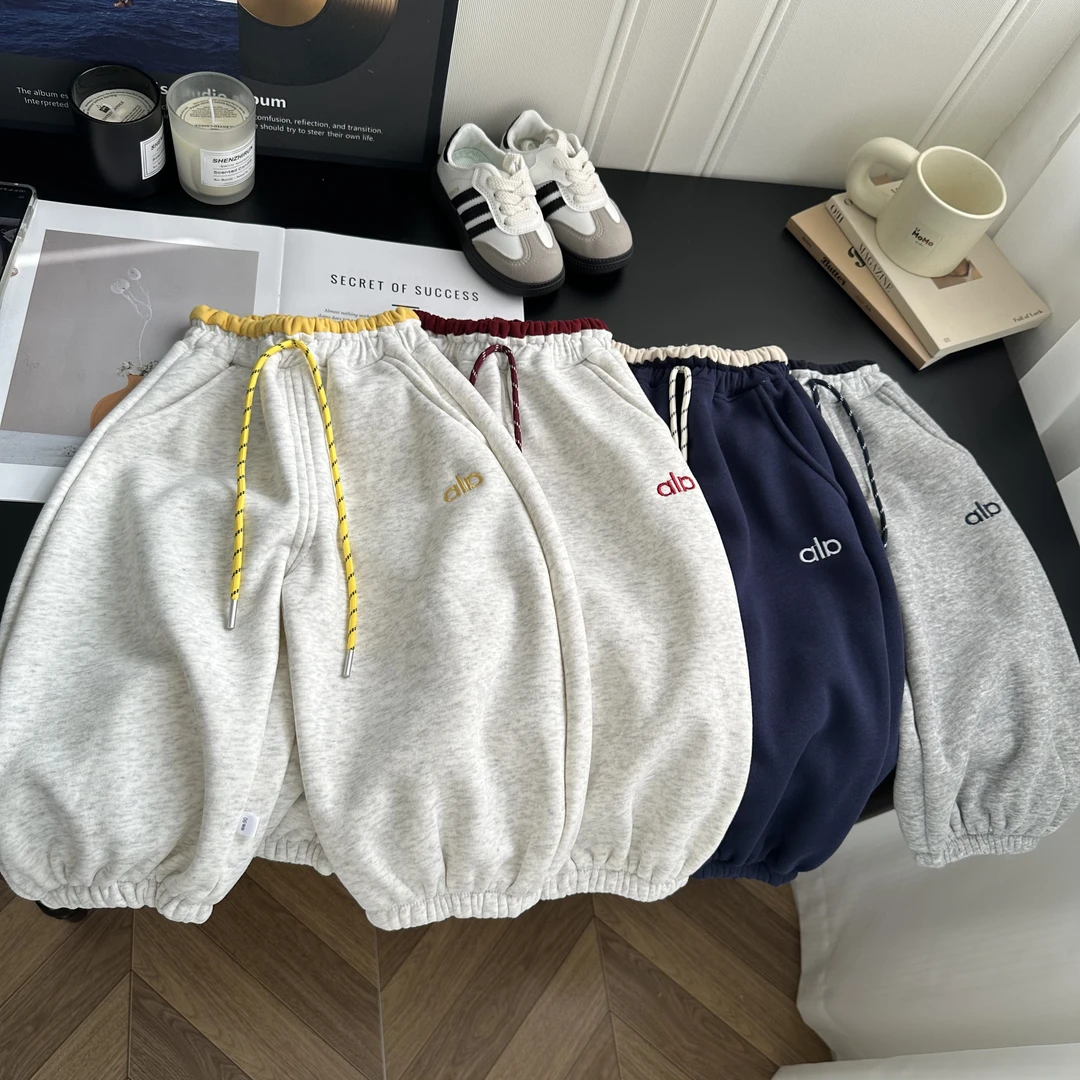 2025秋季亲子新款休闲裤儿童卫裤新款加绒童装宝宝时尚洋气运动裤