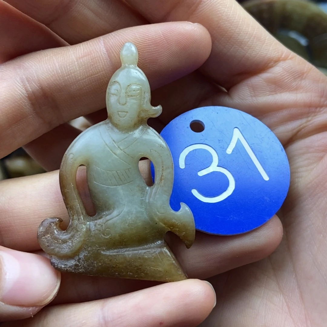 和田玉（糖玉）未镶嵌颈饰