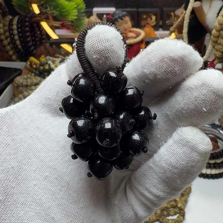 星月菩提手串5号车尺寸10.9朱供葡萄单圈