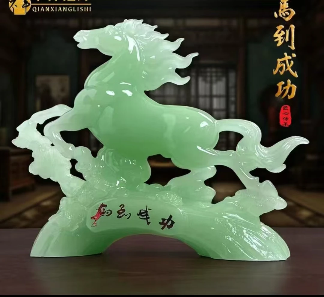 马到成功摆件书房办公室 装饰摆件  SPB