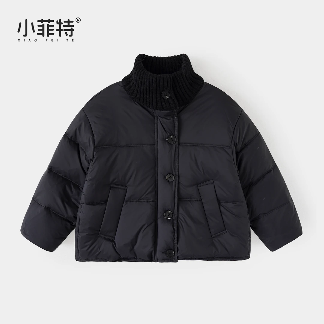小菲特女童冬装加厚外套中大童保暖上衣儿童面包服棉衣YNYD57759