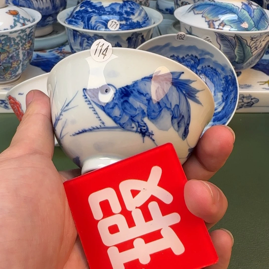 彦祖纯手工手绘茶具114