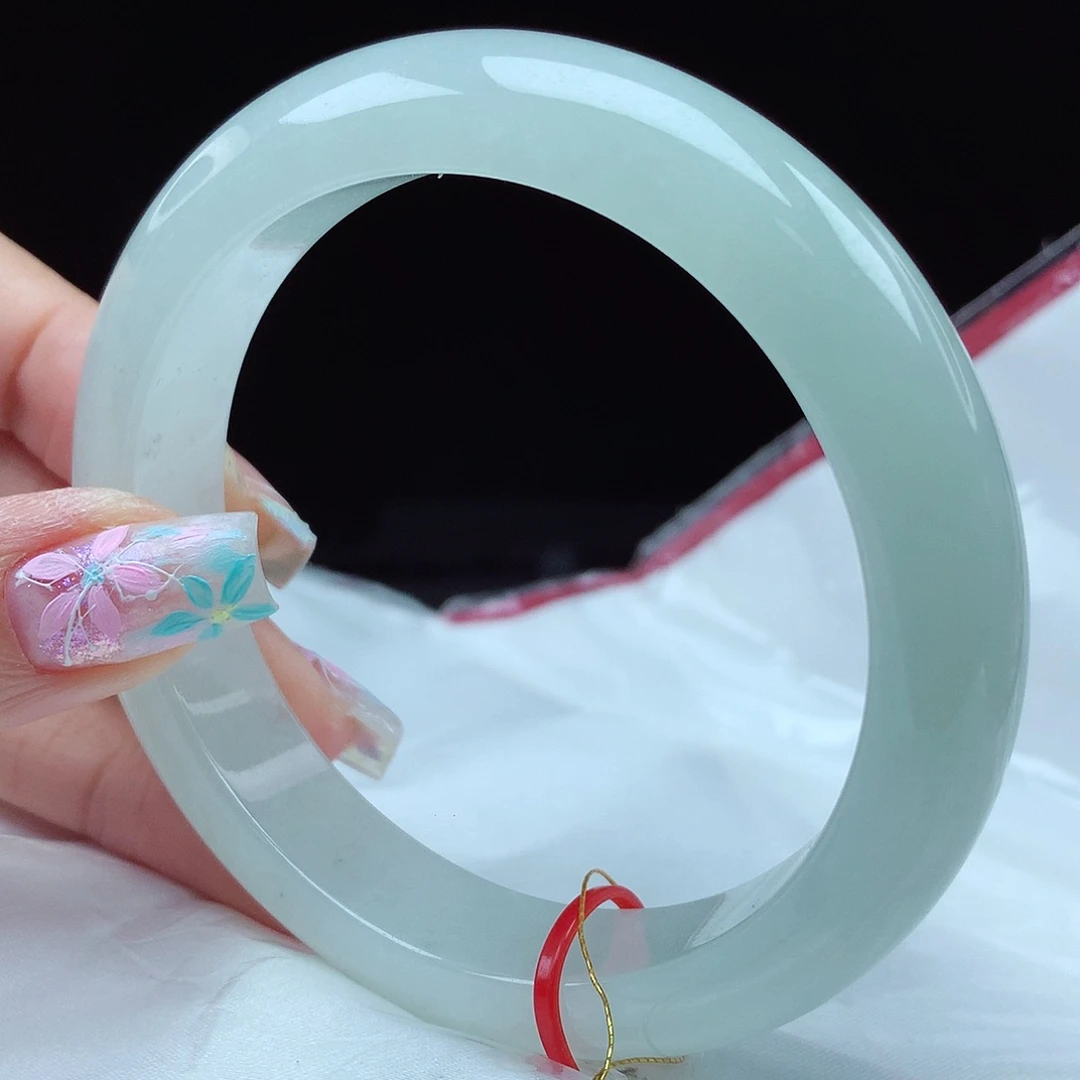 翡翠手镯未镶嵌58圈0853