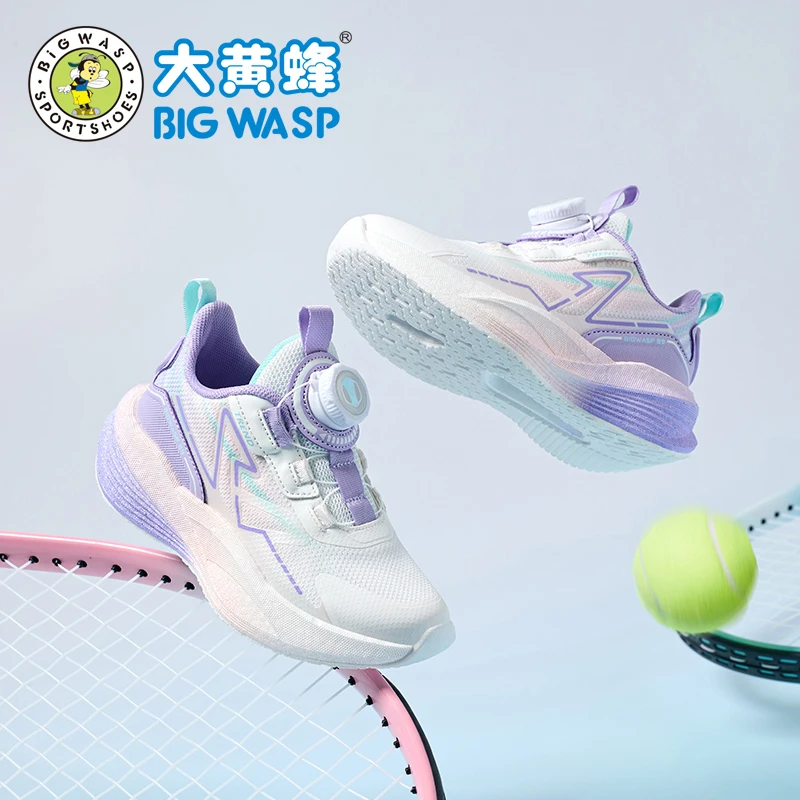 大黄蜂童鞋女童运动鞋秋季新款儿童轻便跑鞋网面透气女孩子休闲鞋