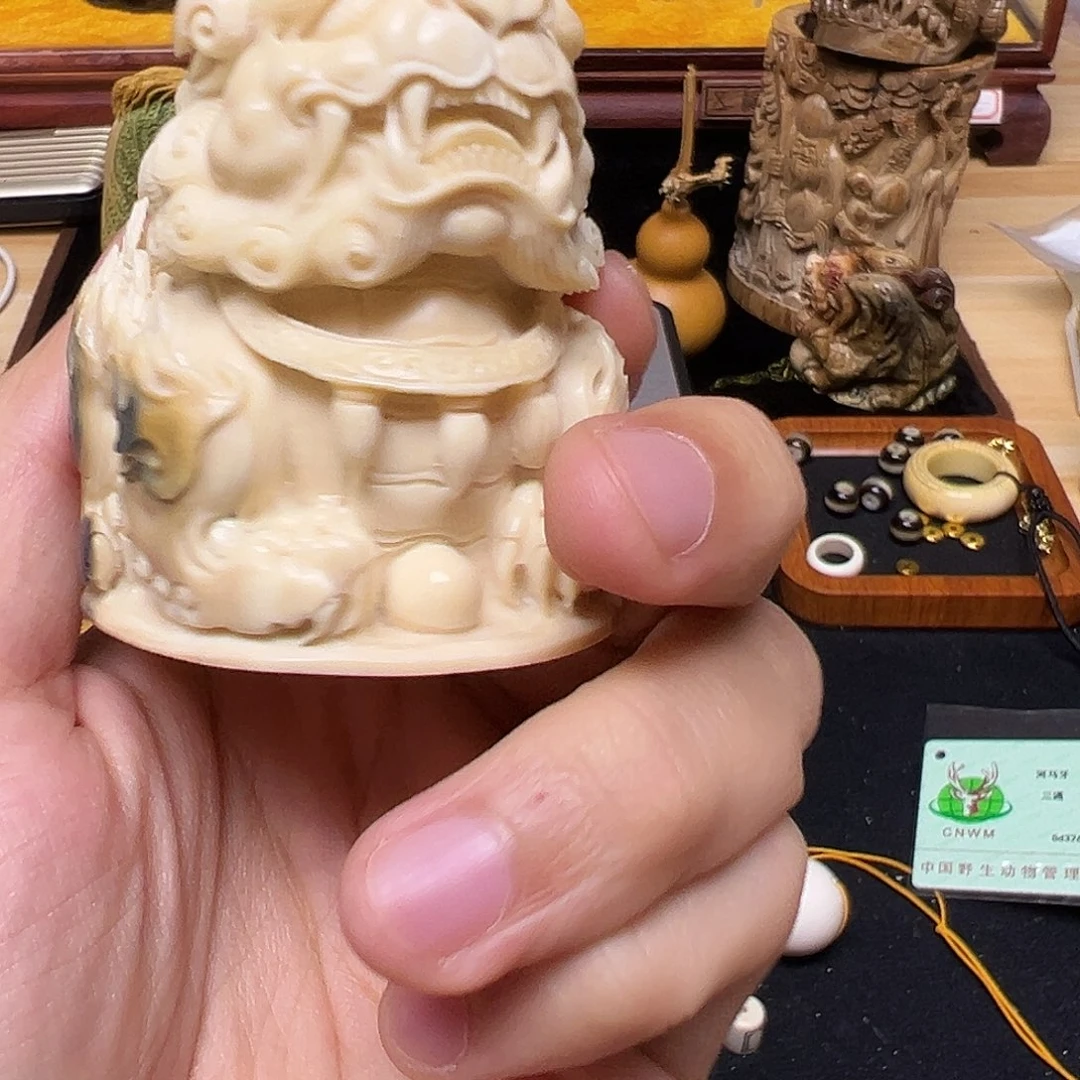 y***1天然猛犸象牙瑕疵品