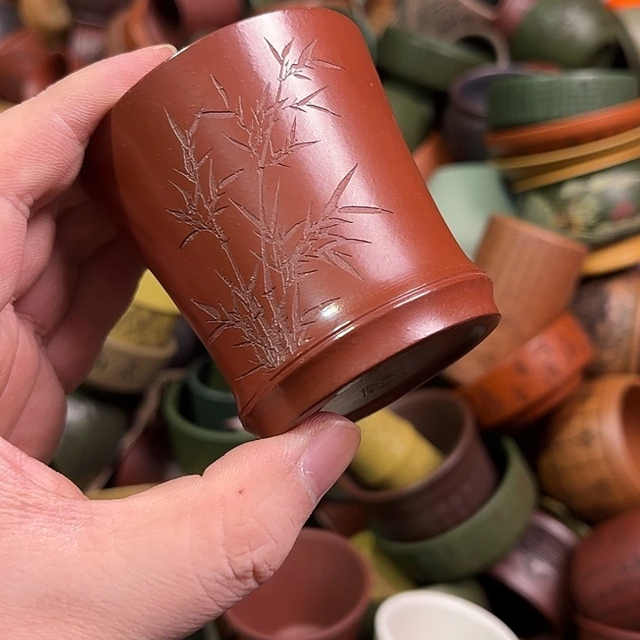 紫砂茶杯全手工紫砂主人杯