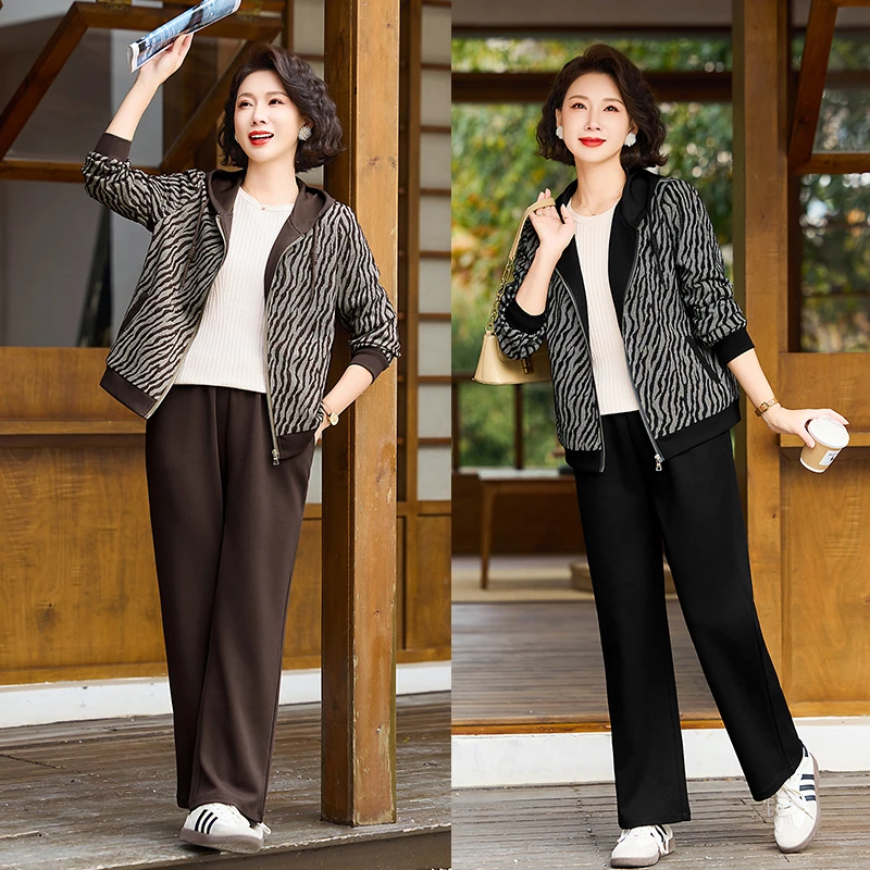 休闲运动套装短外套时尚气质洋气春季宽松短款长袖显瘦开衫