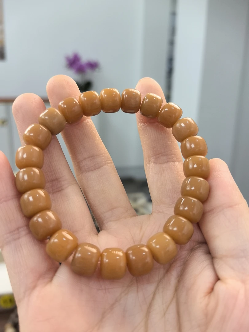 焦糖色菩提单圈油性好