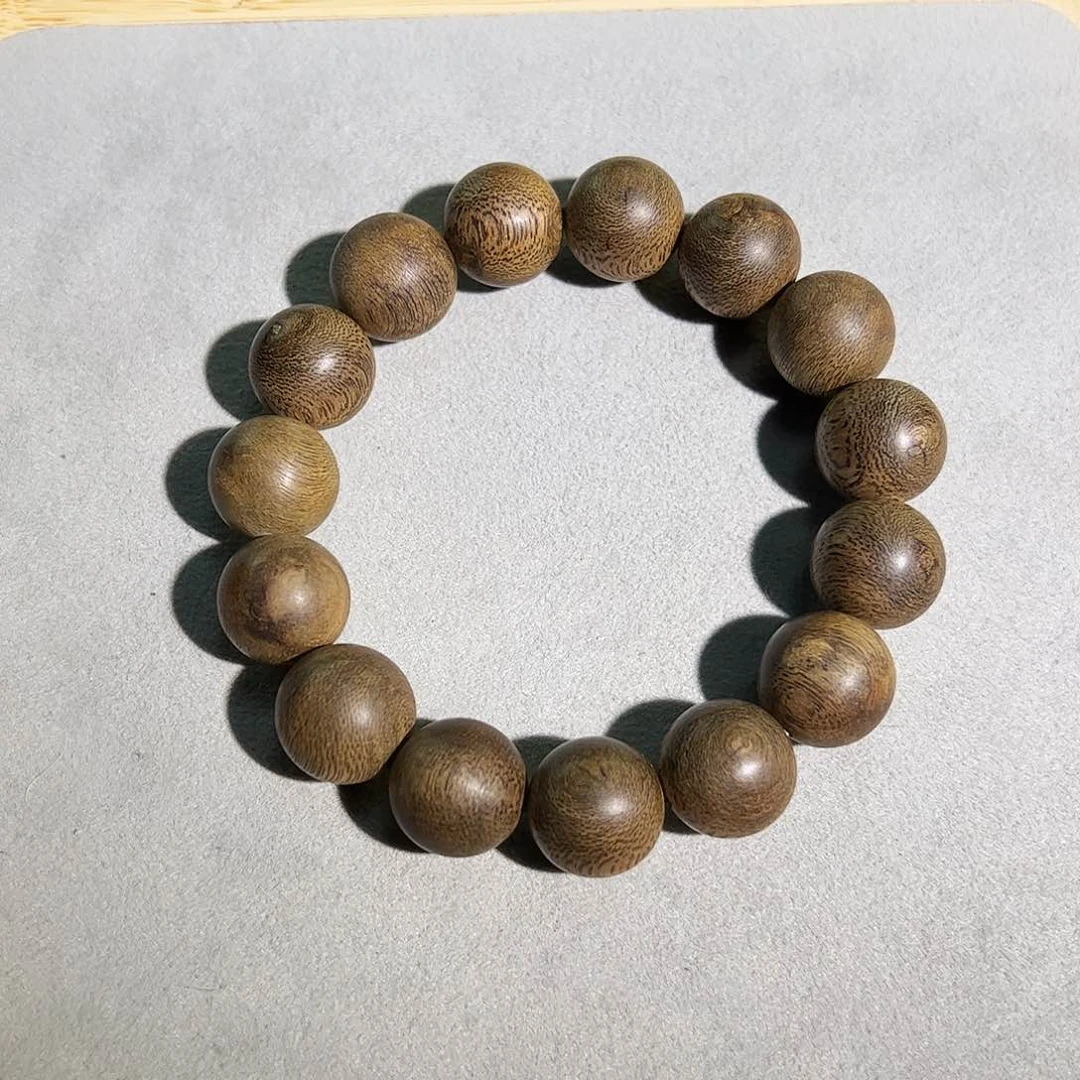 手串沉香天然文莱蛇皮树心老料1.4单圈 兰香甜凉