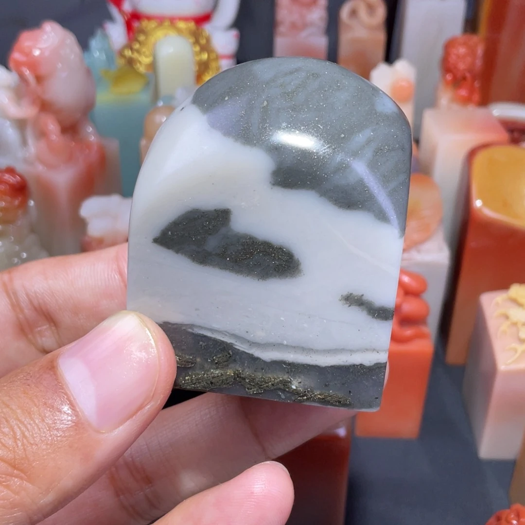 老挝石印石不**画老挝石