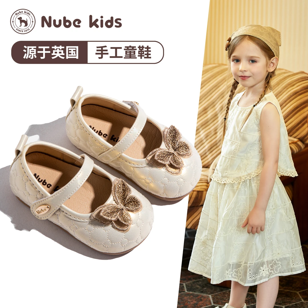 女童简约银色艾莎公主单鞋春秋季新款女宝宝演出鞋女孩软底小皮鞋